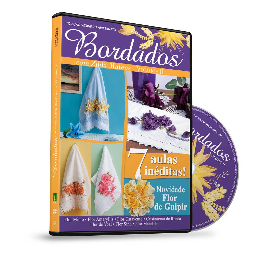 DVD Bordados Zilda Mateus Vol 02 VitrineDoArtesanato Aparador Da Rommanel ~ DVD Bordados Zilda Mateus Vol 02 VitrineDoArtesanato
